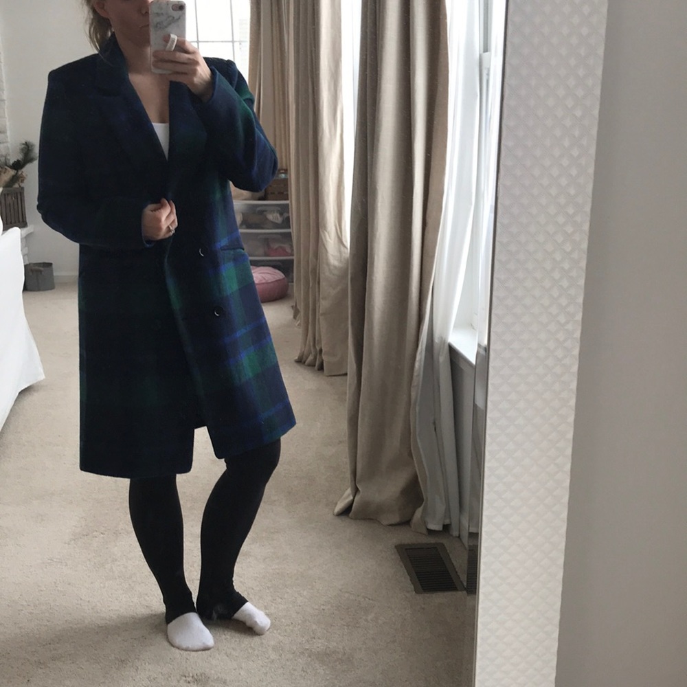 JOA Plaid Coat